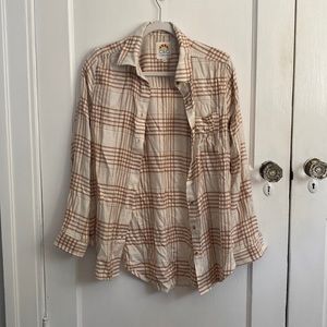Plaid button down
